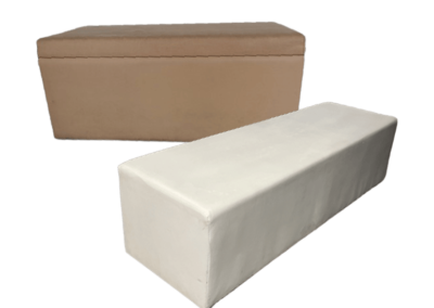 Banquette beige ou blanche