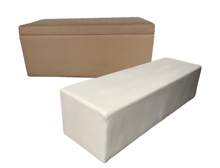 Banquette beige ou blanche