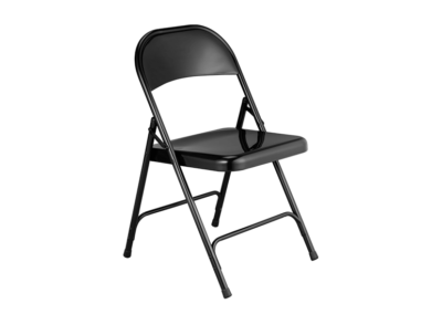 Chaises métallique noires