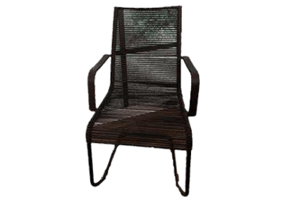 Chaise noire lounge