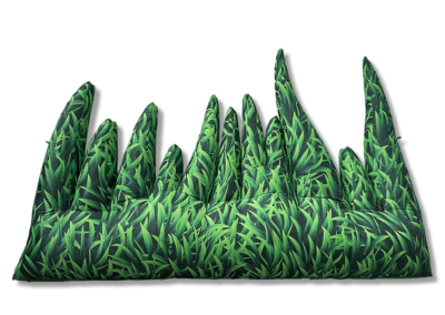 Herbe gonflable